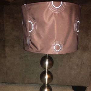 Nice Brown & Turquoise Designed Lamp